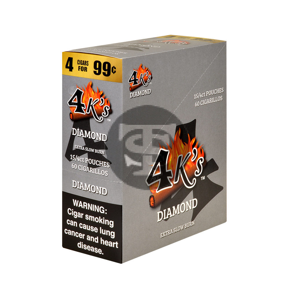 4 Kings Cigarillos 15 Packs of 4 Diamond 1