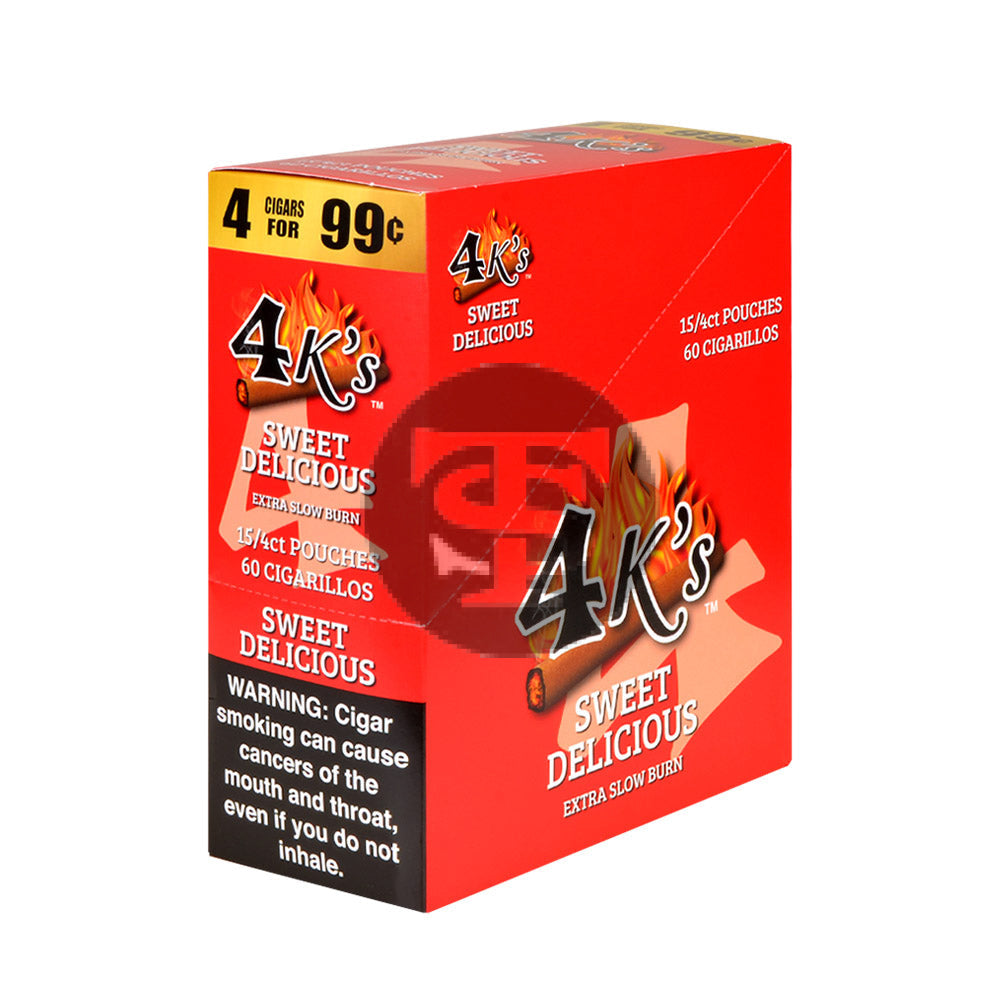 4 Kings Cigarillos 15 Packs of 4 Sweet Delicious