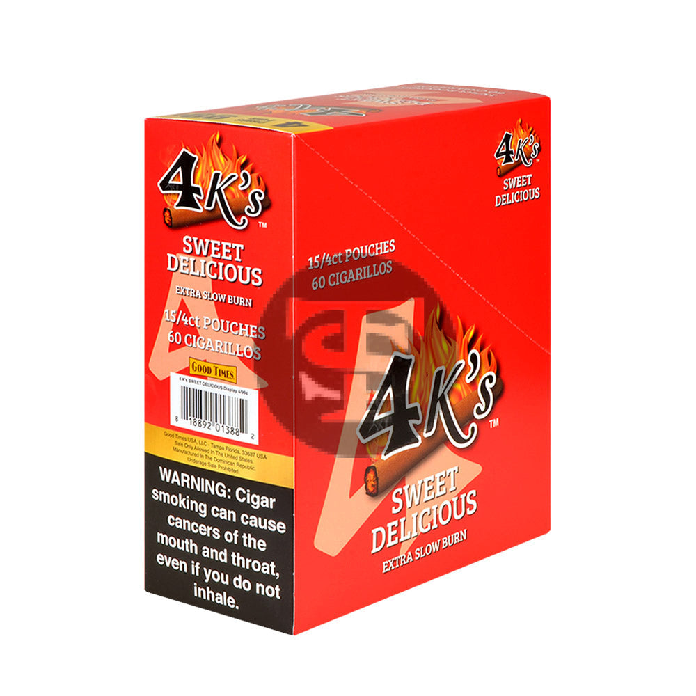 4 Kings Cigarillos 15 Packs of 4 Sweet Delicious