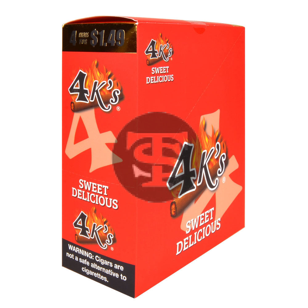 4 Kings Cigarillos 15 Packs of 4 Sweet Delicious Pre-Priced $1.49