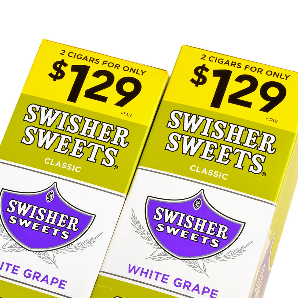 Swisher Sweets Cigarillos 30 Packs of 2 Cigars White Grape, $1.29
