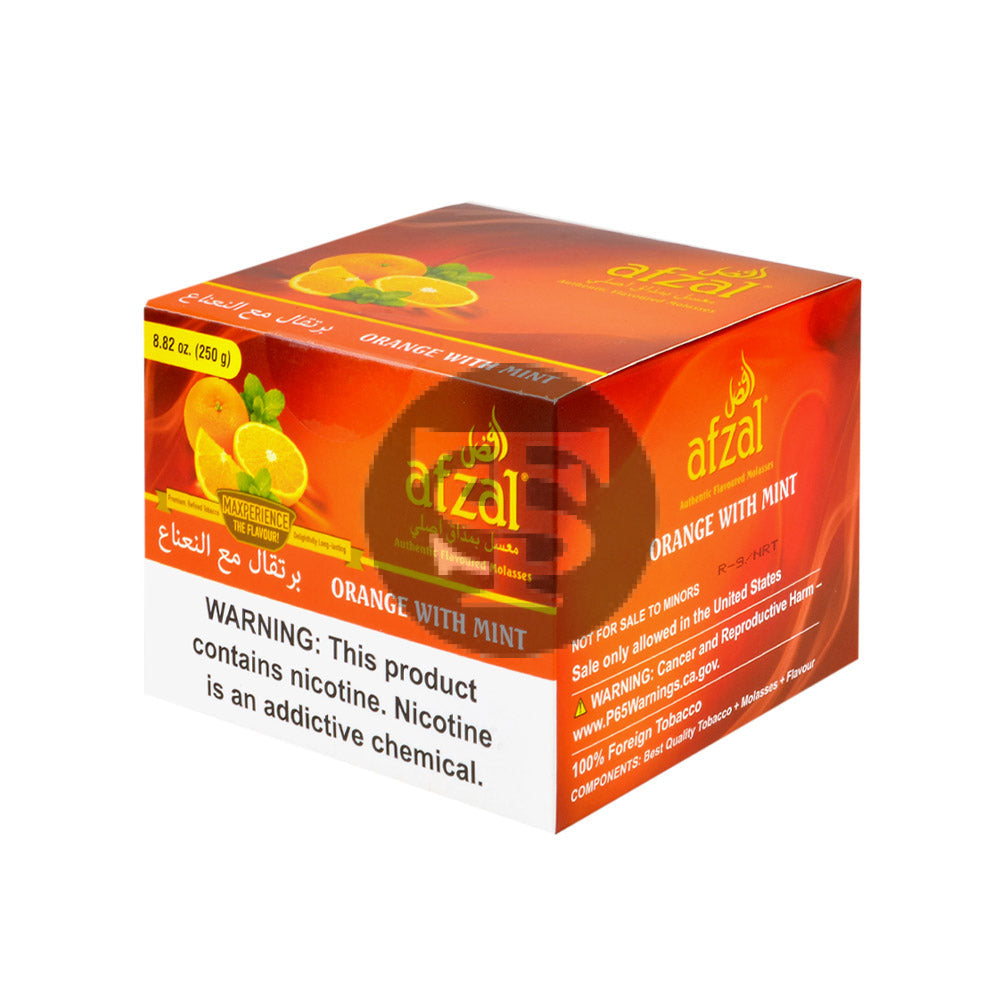 Afzal Orange with Mint Hookah Shisha 250g 1
