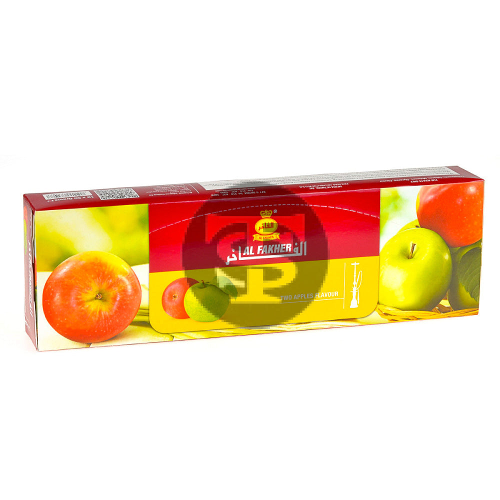 Al Fakher Double Apple Hookah Shisha 10 Packs of 50g 2