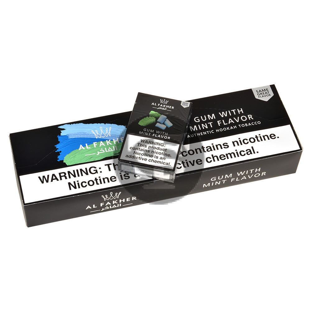 Al Fakher Hookah Shisha Pack of 50g Gum With Mint