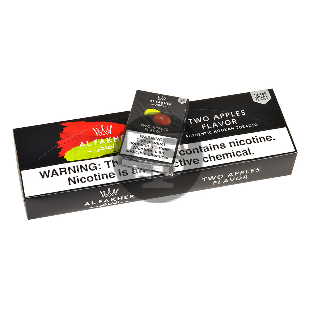 Al Fakher Hookah Shisha Pack of 50g Two Apples