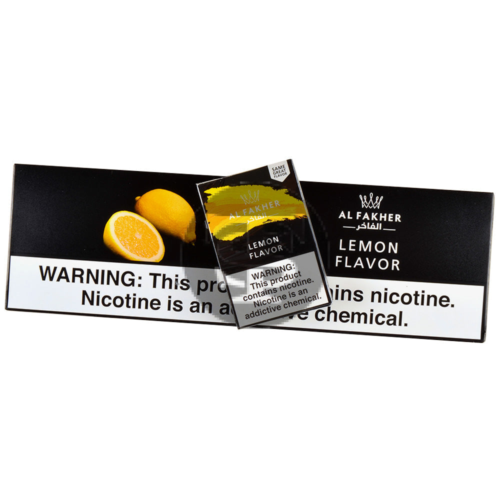 Al Fakher Lemon Hookah Shisha 10 Packs of 50g