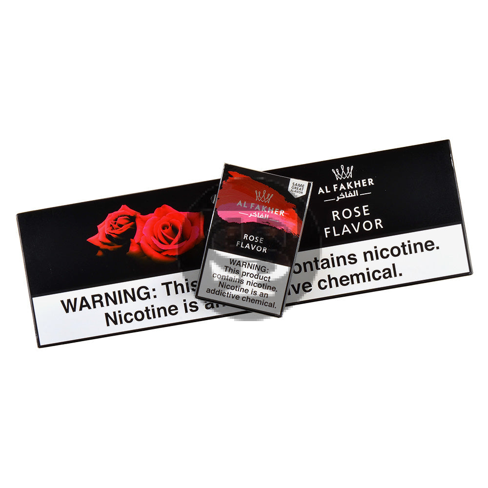 Al Fakher Rose Hookah Shisha 10 Packs of 50g