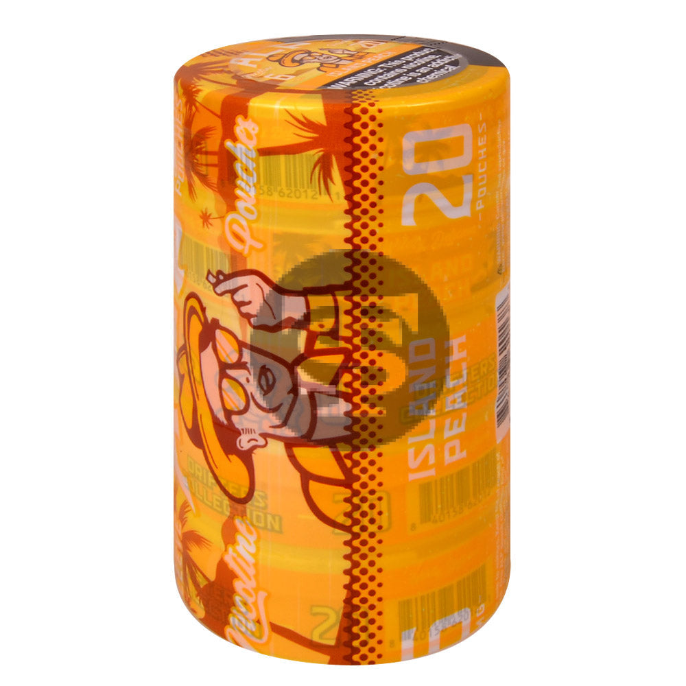 Alp Drifters Collection 6mg Island Peach Nicotine Pouches 5 Tins of 20