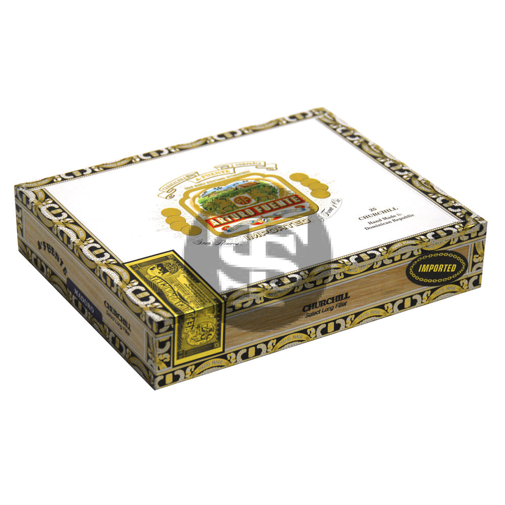 Arturo Fuente Churchill Maduro Cigars Box of 25 1