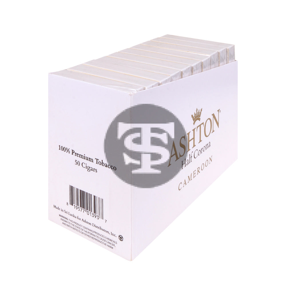 Ashton Half Corona Cameroon Cigars 10 Packs of 5