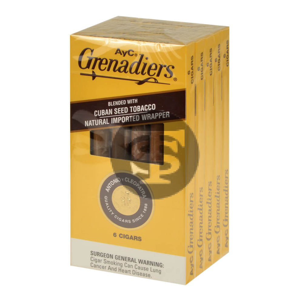 AyC Grenadiers Dark Cigars 5 Packs Of 6 1