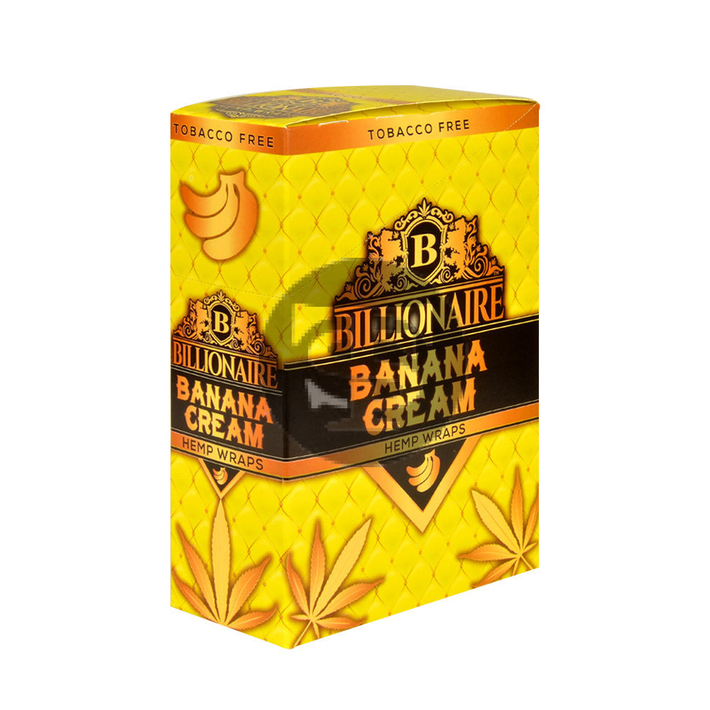 Billionaire Hemp Wraps 25 packs of 2 Banana Cream