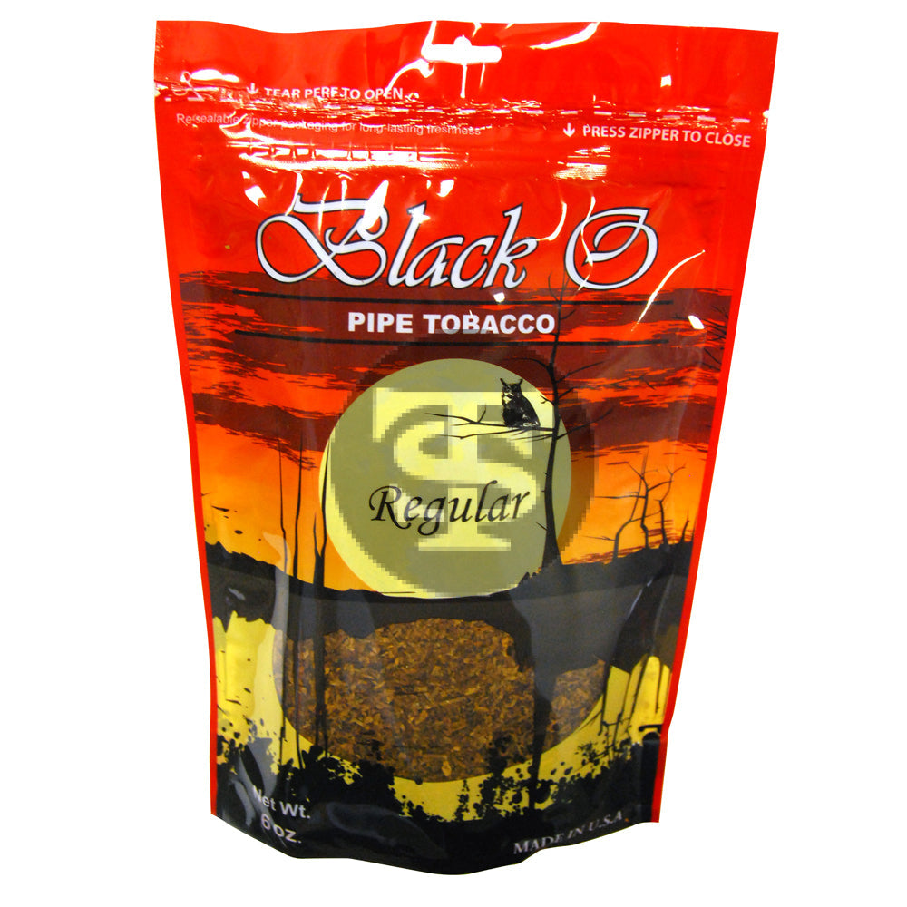 Black O Regular Pipe Tobacco 6 oz. Bag 1