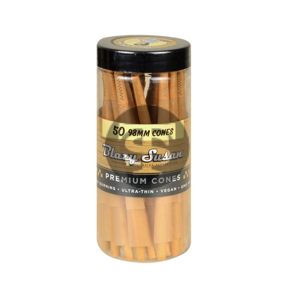 Blazy Susan Unbleached Cones 98mm Jar of 50