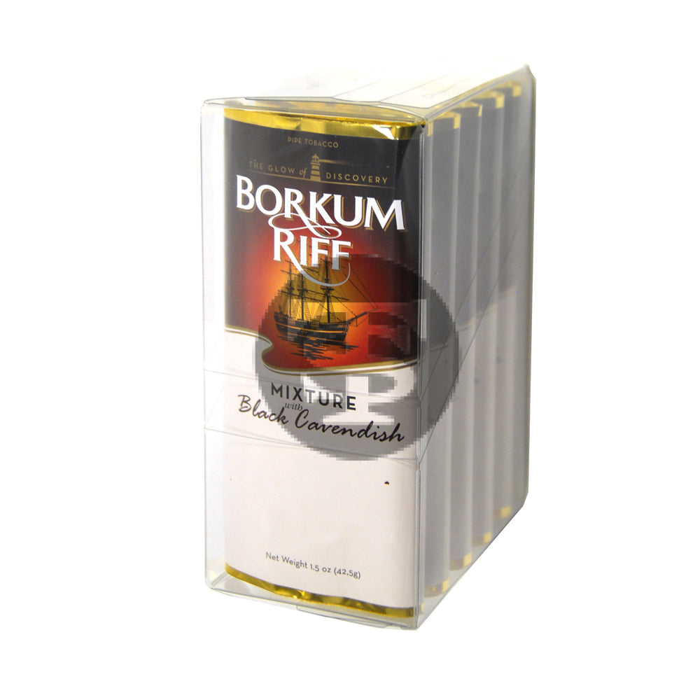 Borkum Riff Black Cavendish Pipe Tobacco 5 Pockets of 1.5 oz. 3