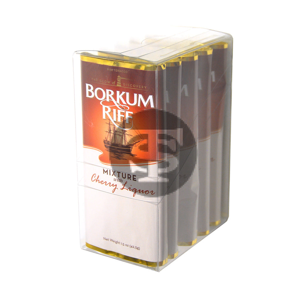 Borkum Riff Cherry Liqueur Pipe Tobacco 5 Pockets of 1.5 oz. 3