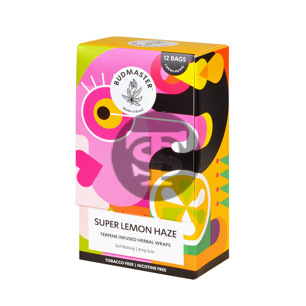Bud Master Herbal Wraps Super Lemon Haze 12x2pk