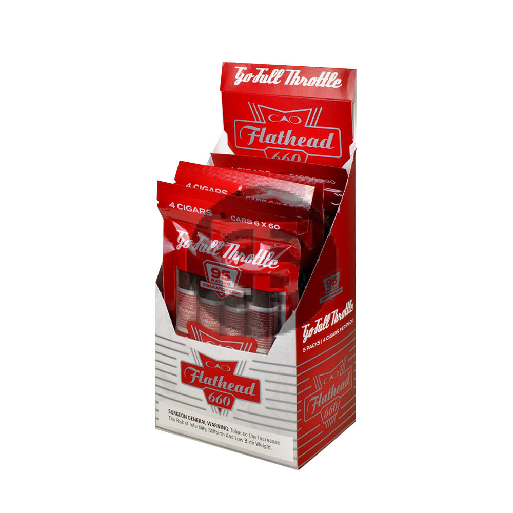 CAO Flathead V660 Carb Cigars Pouch of 4