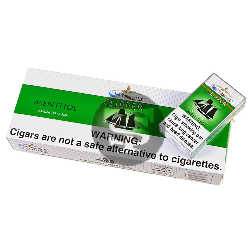 Clipper Filtered Cigars 10 Packs of 20 Menthol