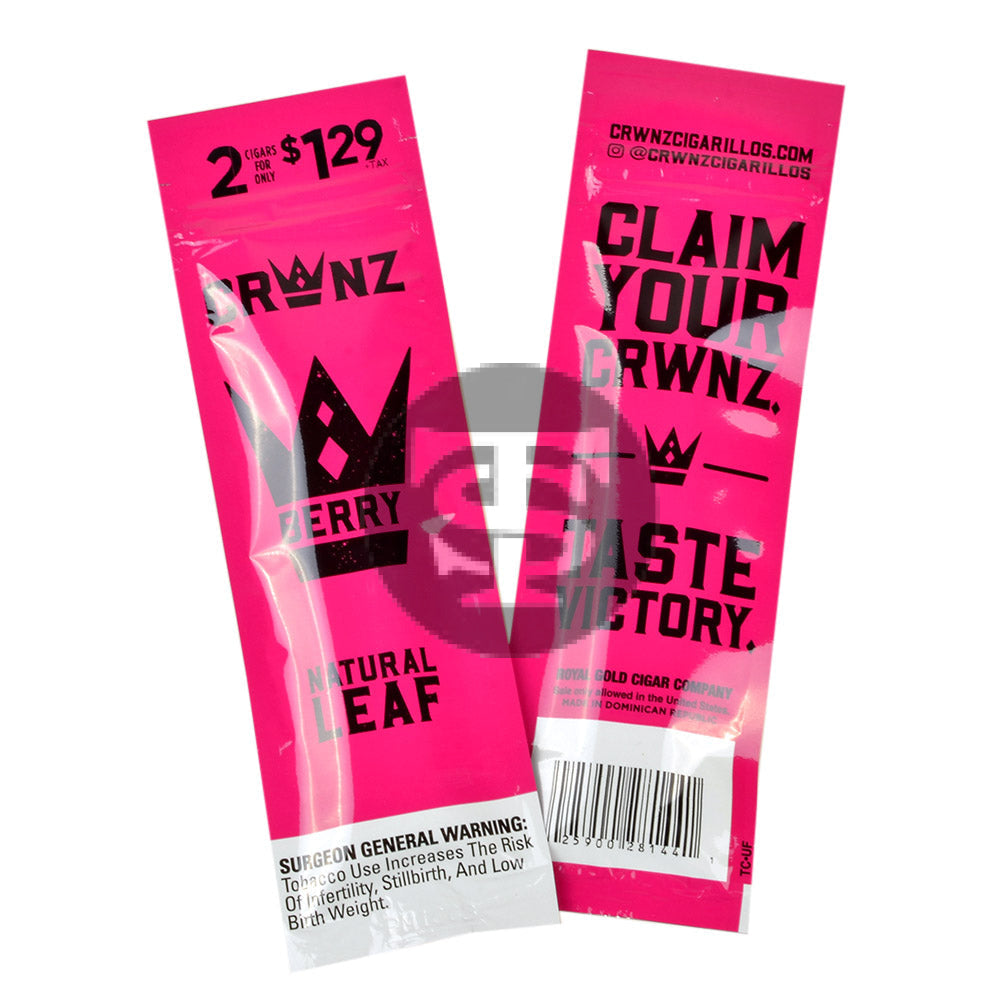 Crwnz Natural Leaf Berry Cigarillos Pre-Priced $1.29