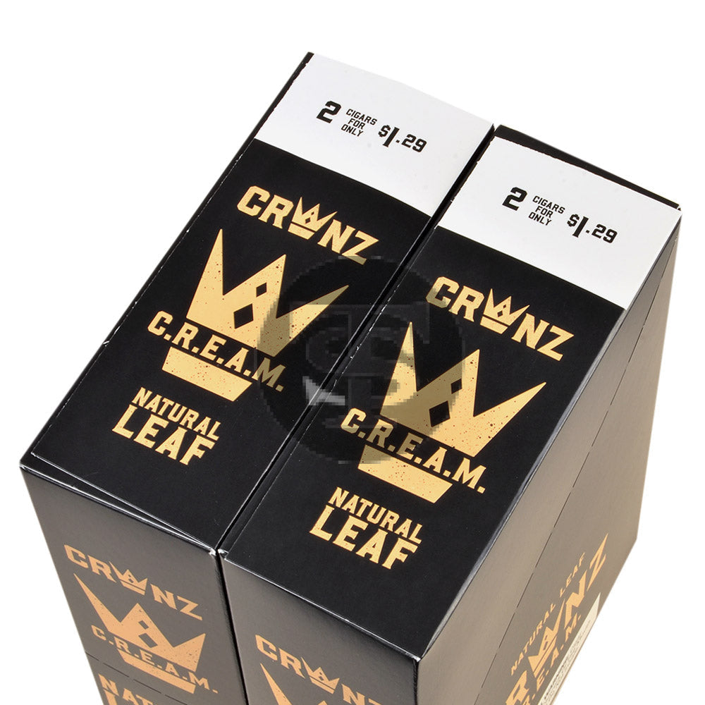 Crwnz Natural Leaf Cream Cigarillos Pre-Priced $1.29