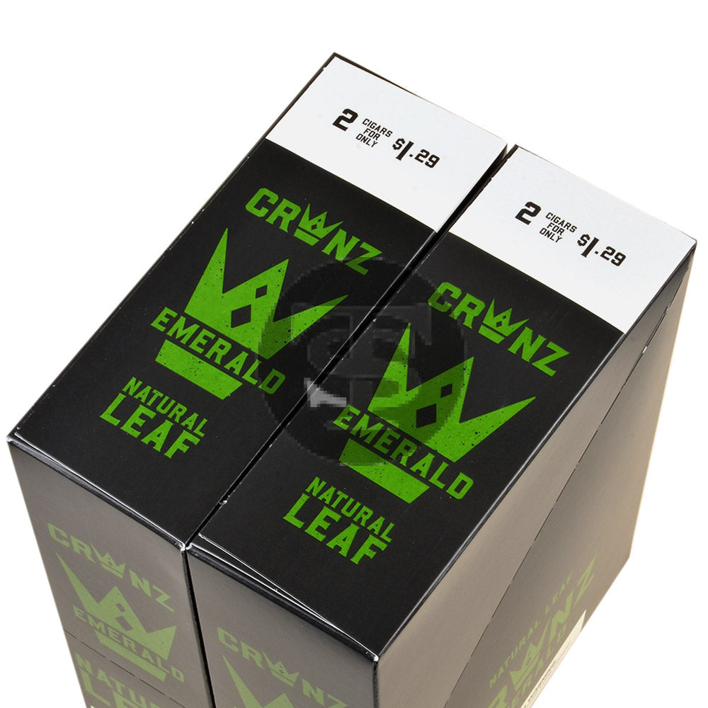 Crwnz Natural Leaf Emerald Cigarillos Pre-Priced $1.29