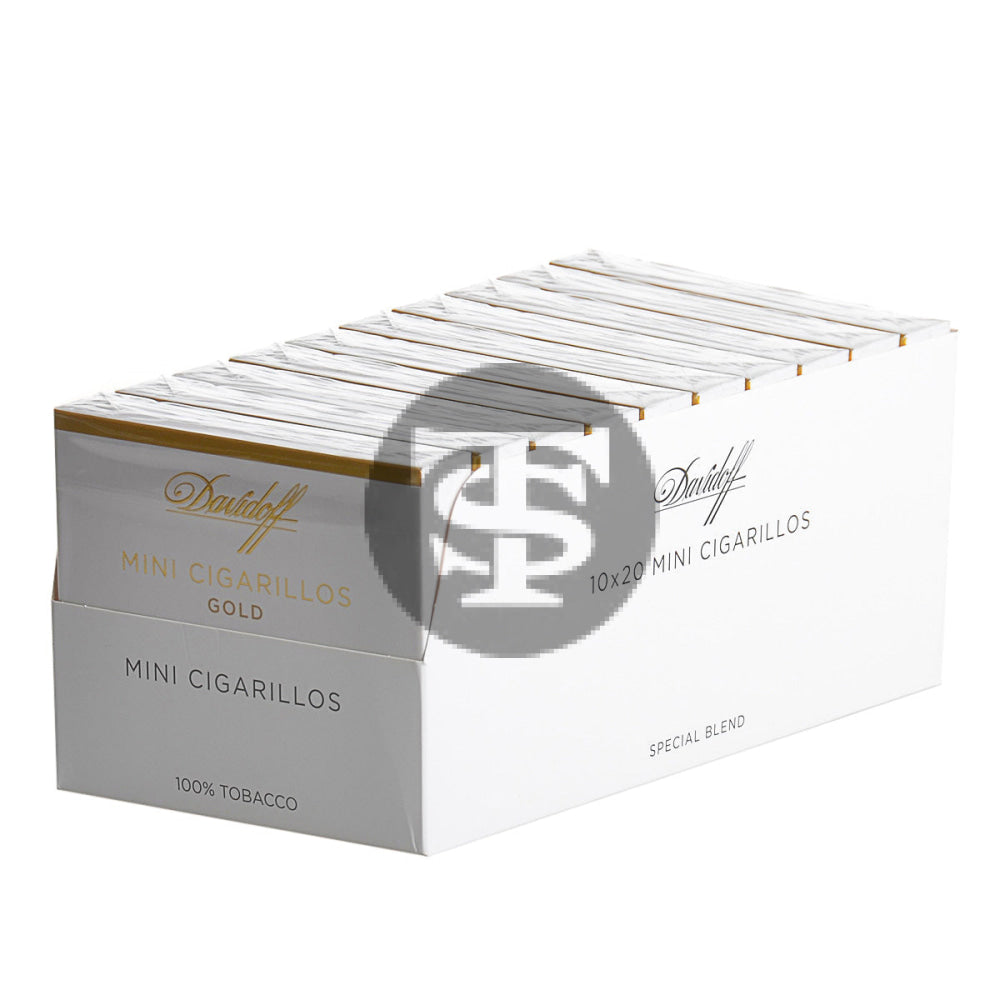 Davidoff Mini Cigarillos Gold 10 Packs of 20 1