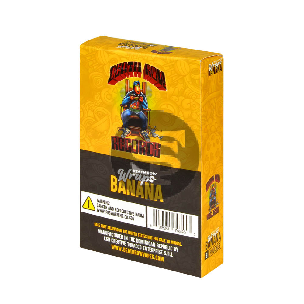 Death Row Records Wraps 8 packs of 6 Banana