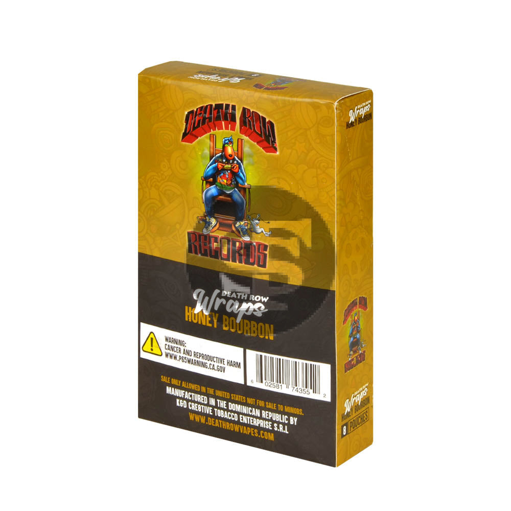 Death Row Records Wraps 8 packs of 6 Honey Bourbon