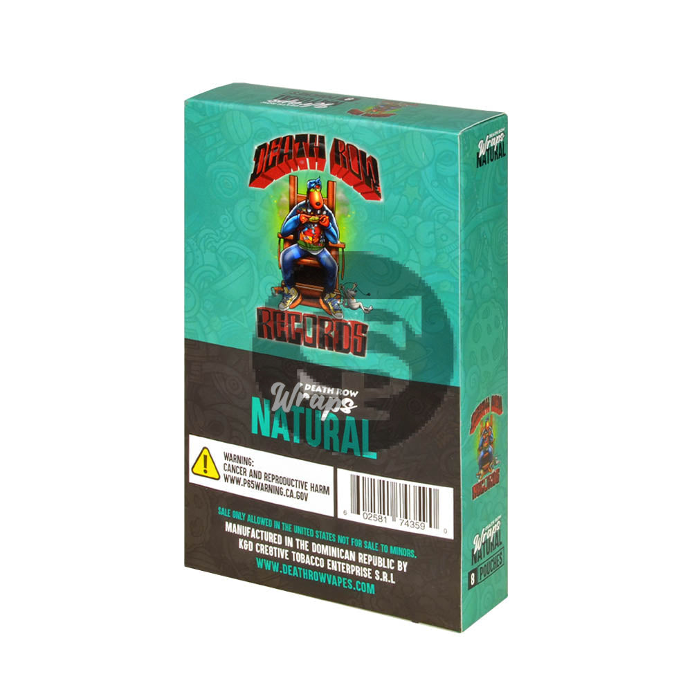 Death Row Records Wraps 8 packs of 6 Natural