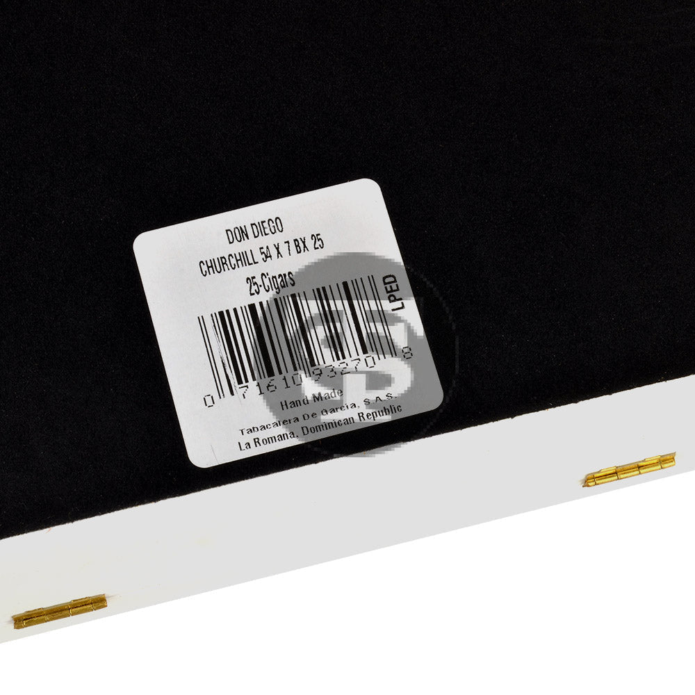 Don Diego Churchill Cigars Box of 27