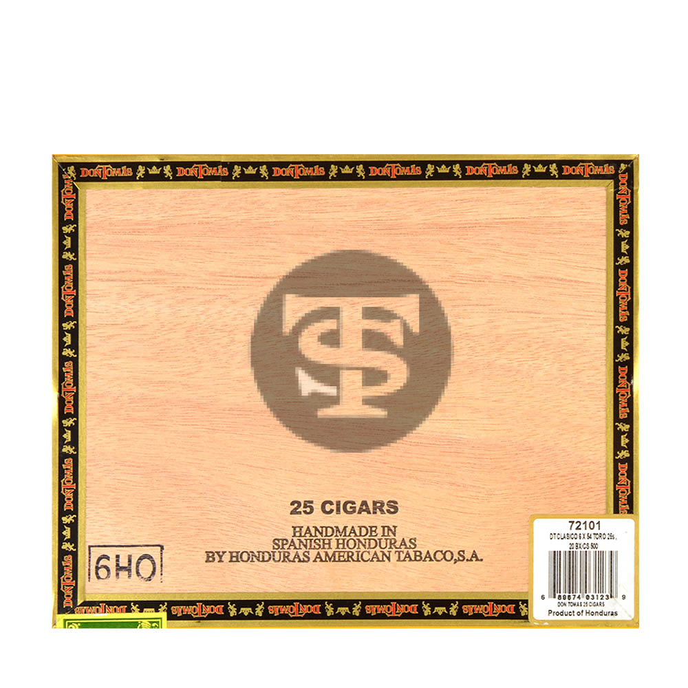 Don Tomas Clasico Toro Cigars Box of 25