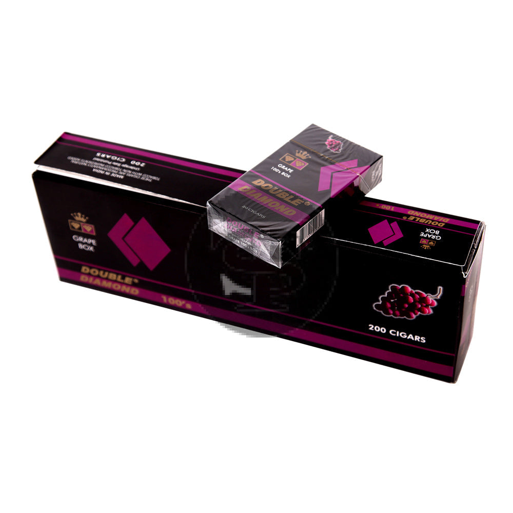 Double Diamond Grape Filtered Cigars 10 Packs of 20 1