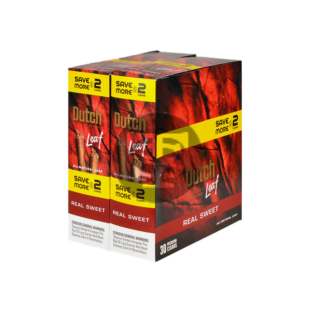 Dutch Leaf Cigarillos 30 Packs of 2 Real Sweet 1
