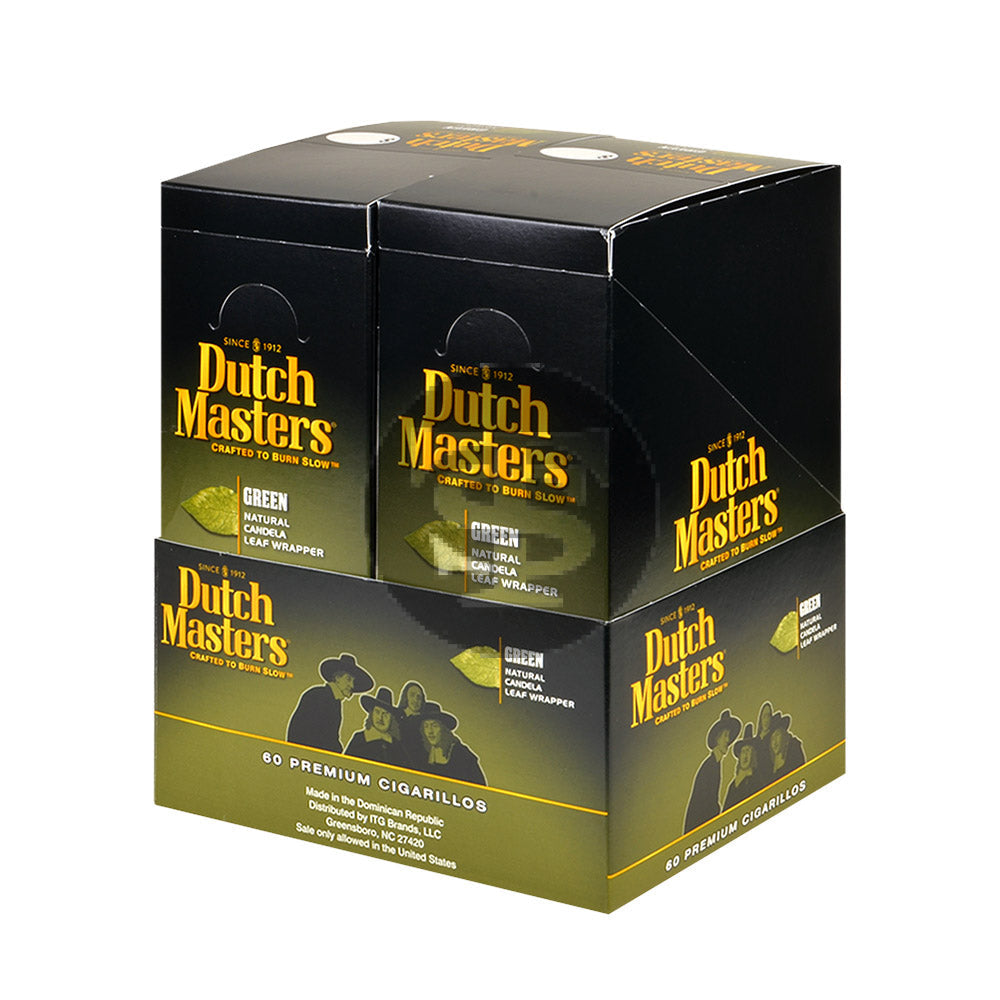 Dutch Masters Cigarillos Green 20 Pouches of 3