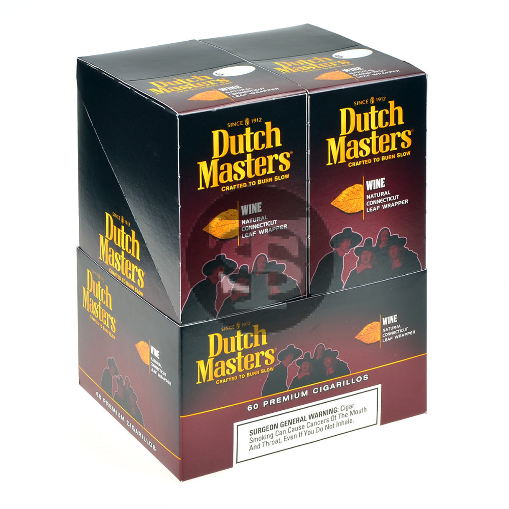 Dutch Masters Cigarillos Wine 20 Pouches of 3 1