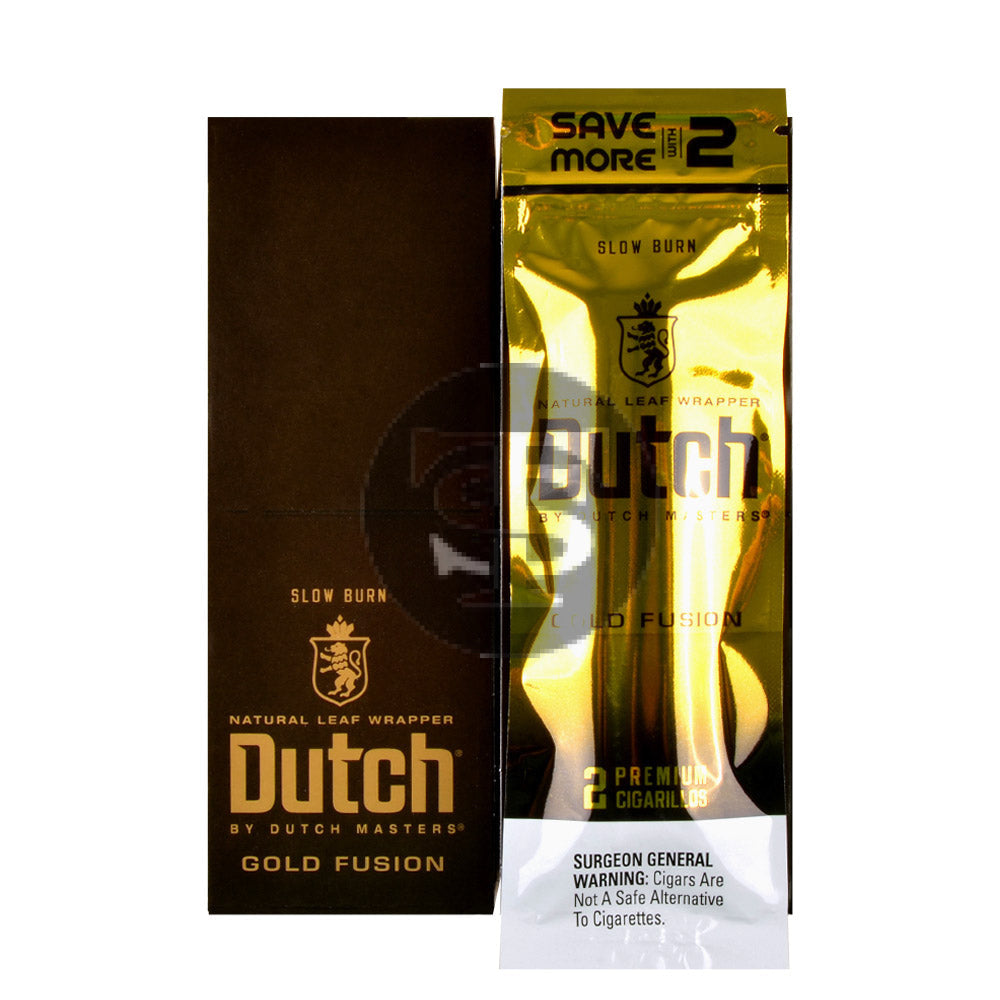 Dutch Masters Foil Fresh Gold Fusion Save on 2 Cigarillos 30 Packs of 2