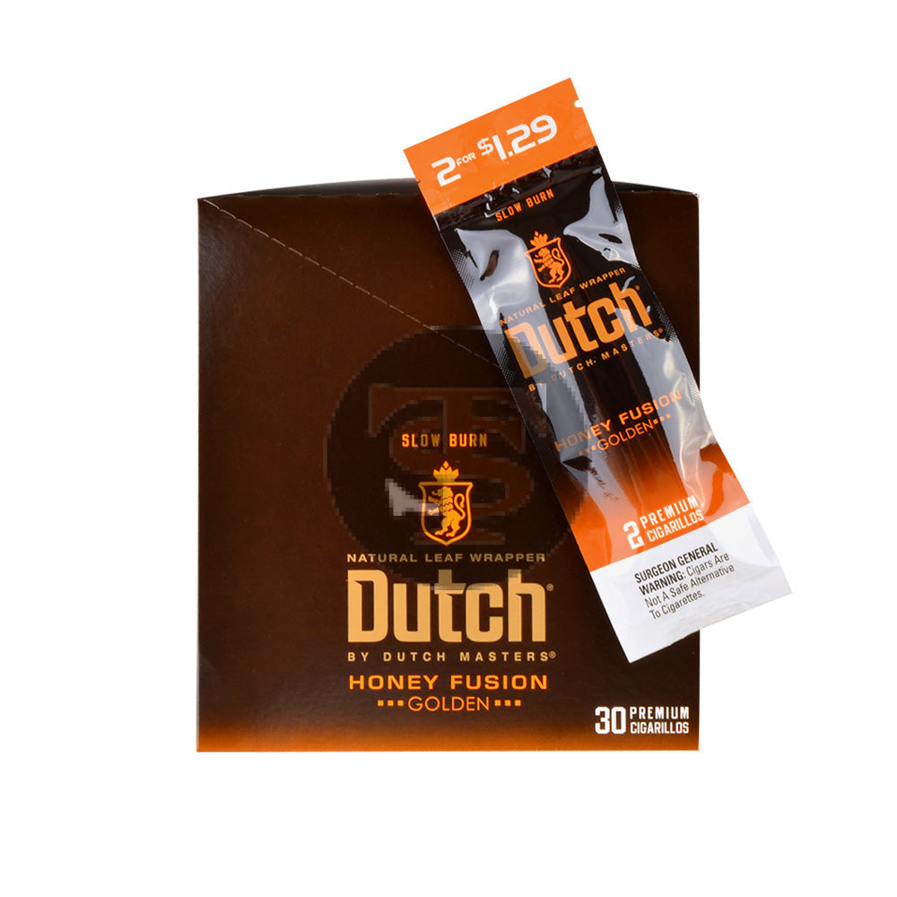 Dutch Masters Foil Fresh Honey Fusion $1.29 Cigarillos 30 Packs of 2