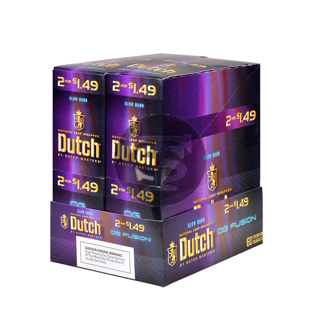 Dutch Masters Foil Fresh OG Fusion $1.49 Cigarillos 30 Packs of 2
