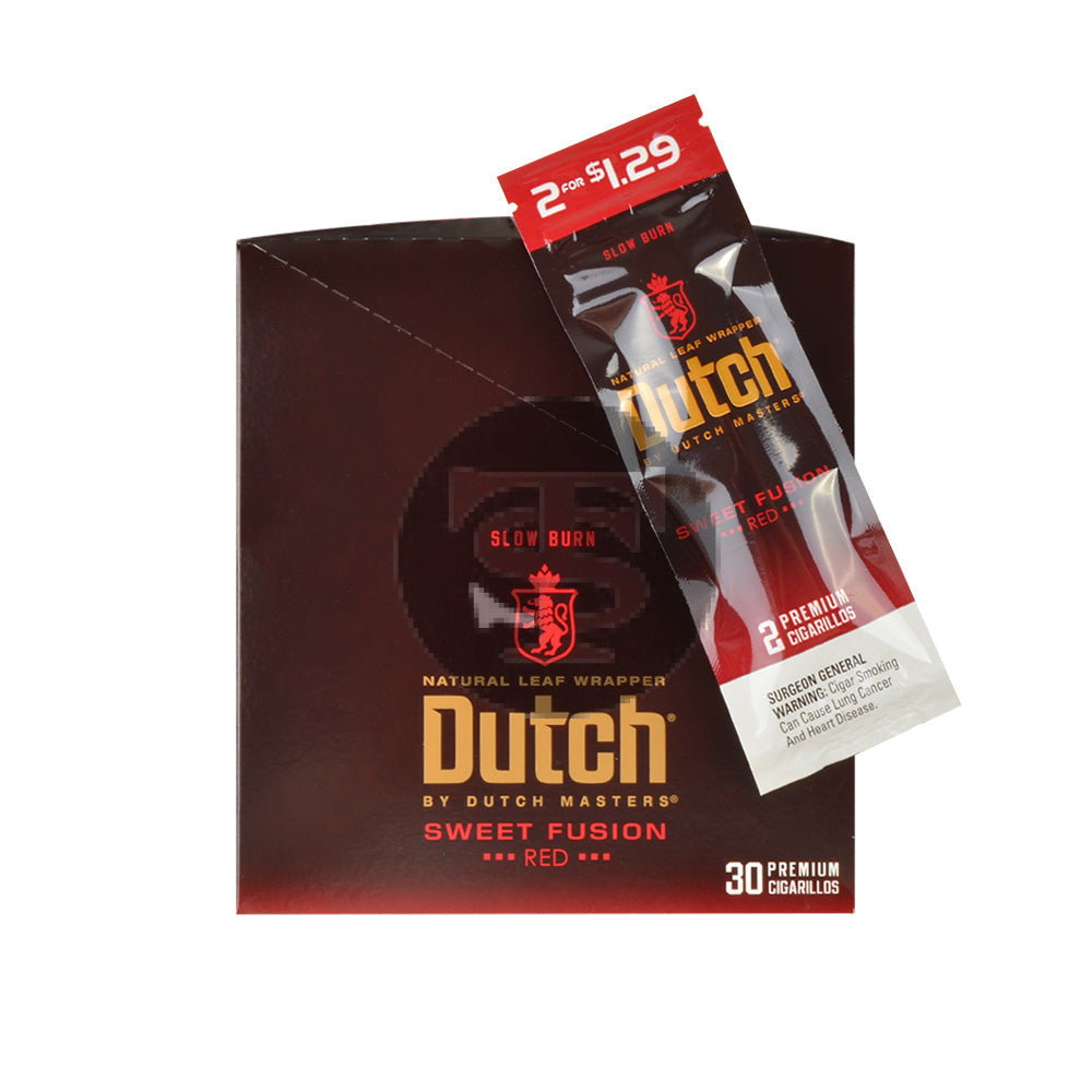 Dutch Masters Foil Fresh Sweet Fusion $1.29 Cigarillos 30 Packs of 2