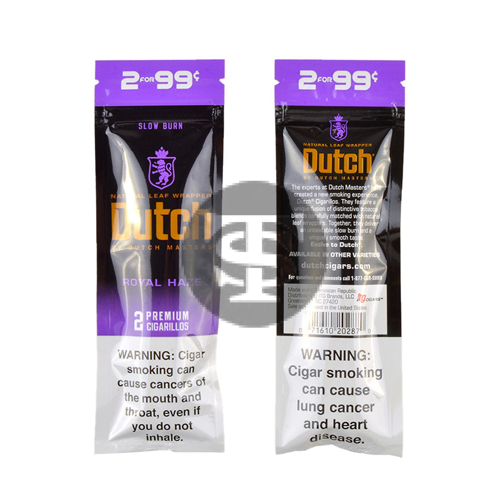 Dutch Masters Foil Royal Haze 99 Cent Cigarillos 30 Packs of 2 3