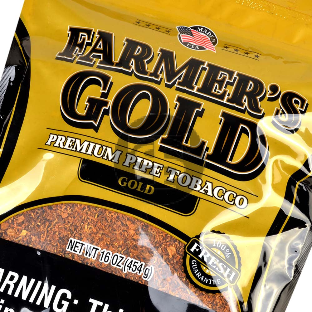 Farmer’s Gold Pipe Tobacco Gold Blend 16 oz. Bag