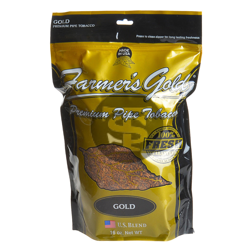 Farmer's Gold Pipe Tobacco Gold Blend 16 oz. Bag 1