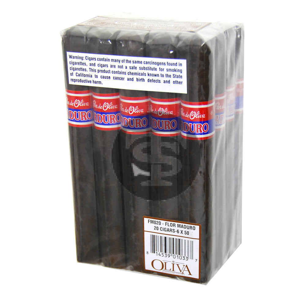 Flor de Oliva 6 x 50 Maduro Cigars Pack of 20 1