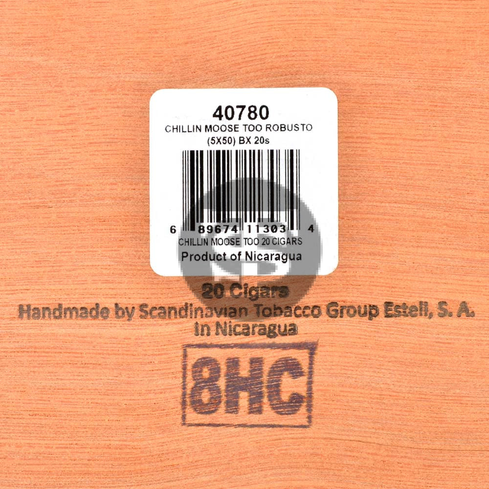 Foundry Chillin’ Moose Too Robusto Cigars Box of 20