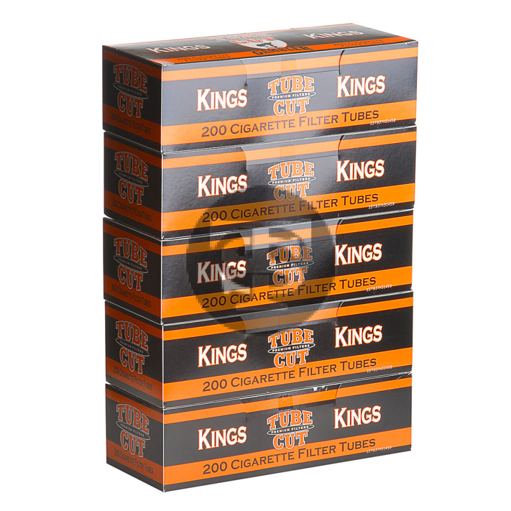 Gambler Tube Cut Filter Tubes King Size Full Flavor 5 Cartons of 200 1