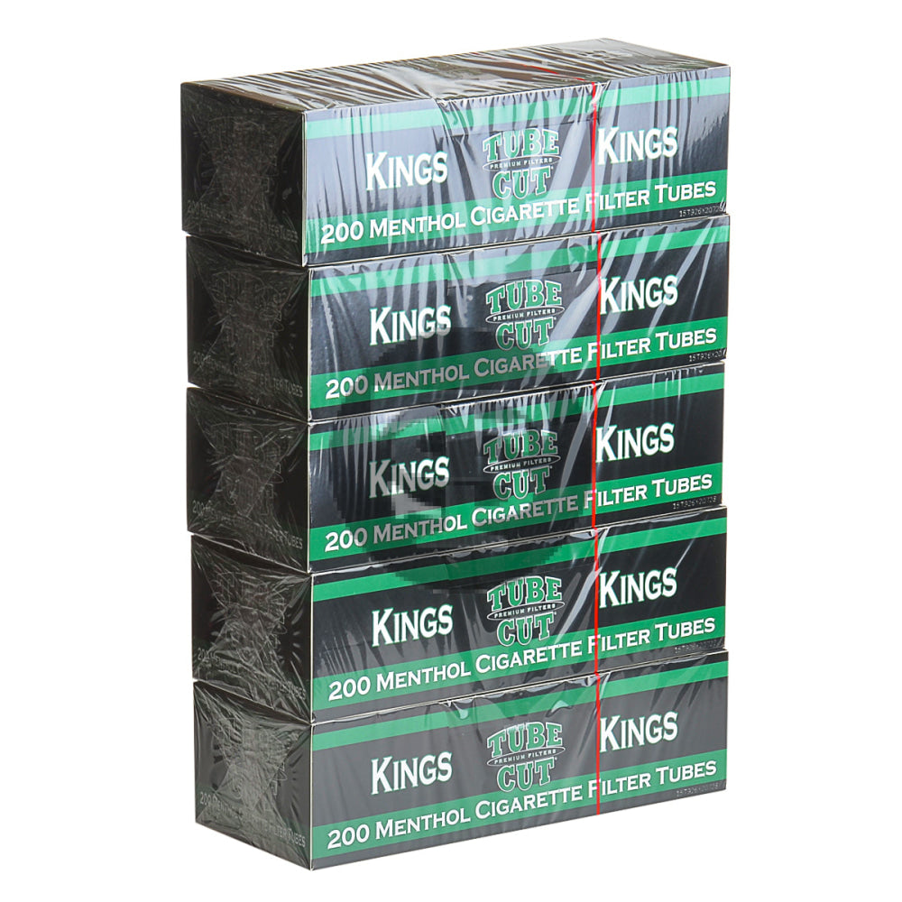 Gambler Tube Cut Filter Tubes King Size Menthol 5 Cartons of 200 1