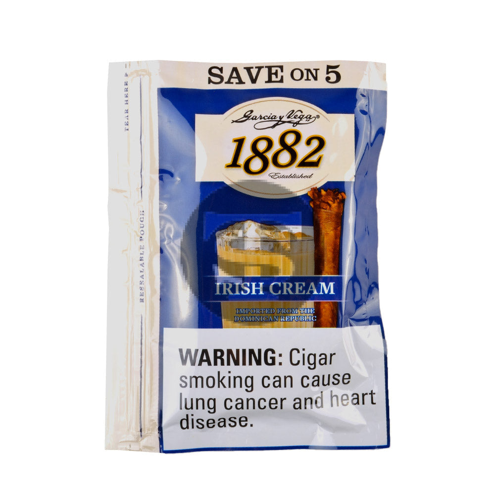 Game Garcia y Vega 1882 Irish Cream Cigarillos 8 Pouches of 5 3
