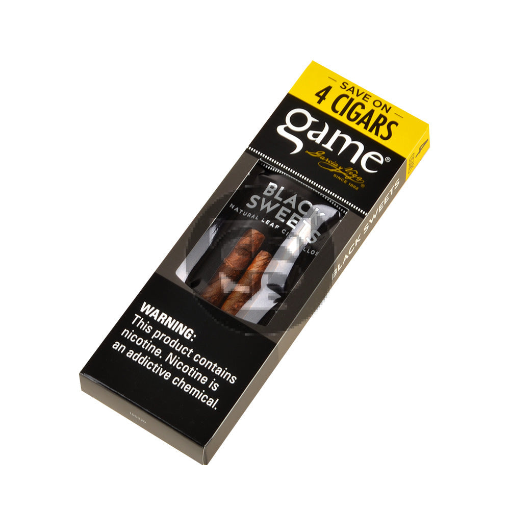 Game Vega Cigarillos 7 Packs of 4 Black Sweets