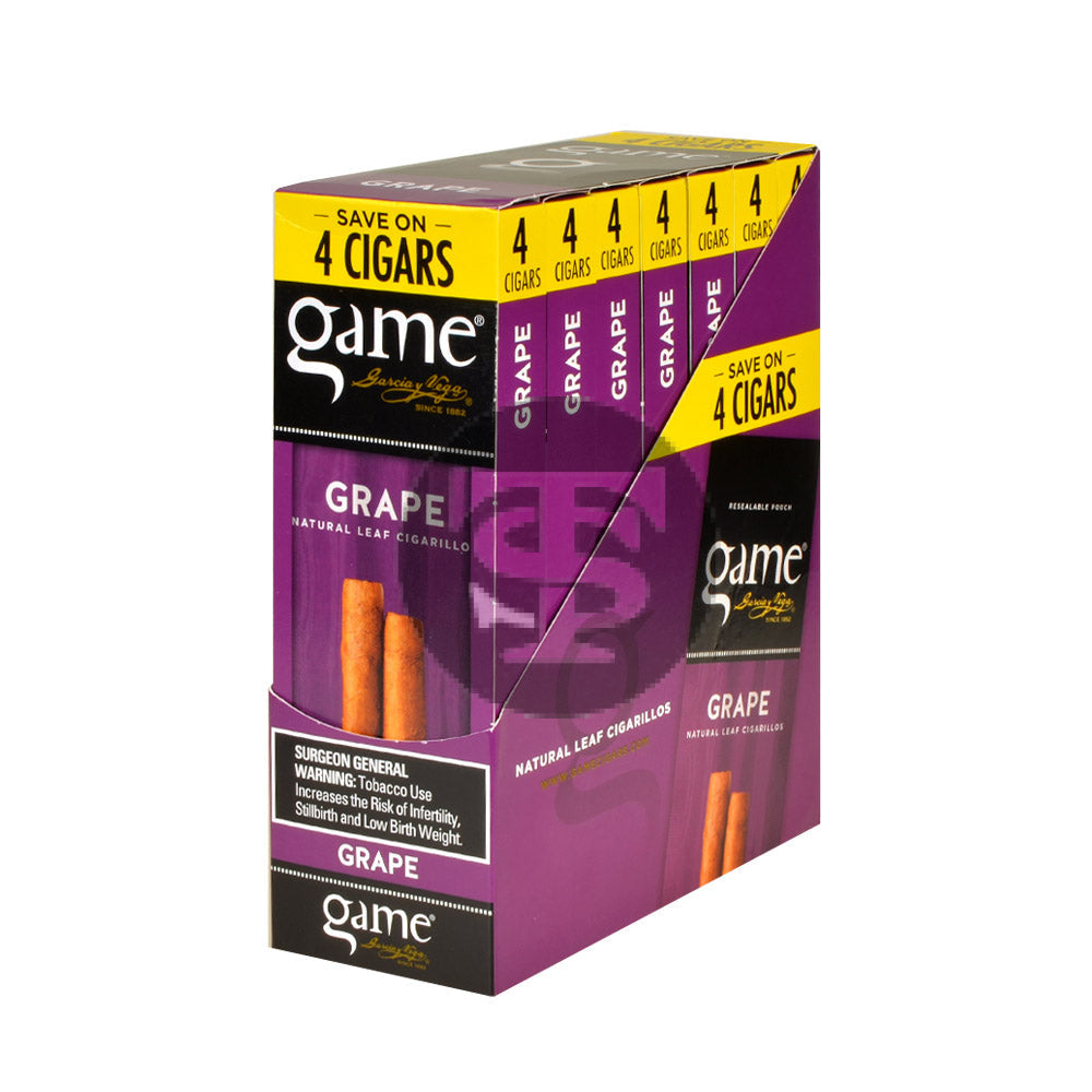Game Vega Cigarillos 7 Packs of 4 Grape